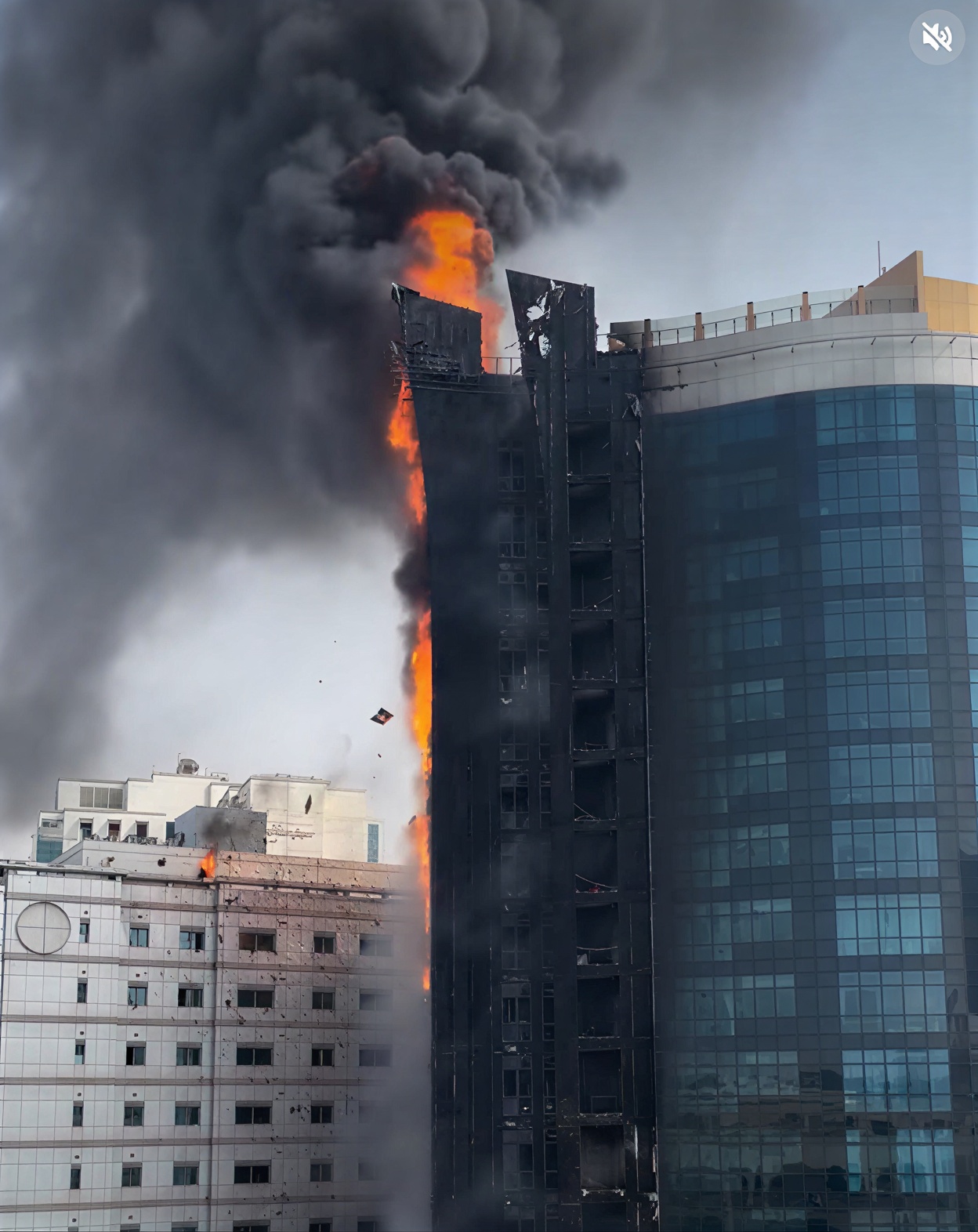 Commercial property fire damage claim in Dubai
